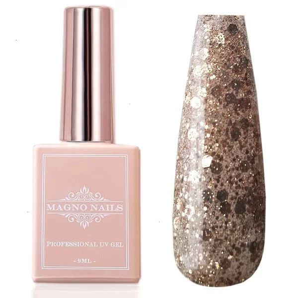 UV Gel - 6046 - Glitter Gel Lack - Rustic Flash